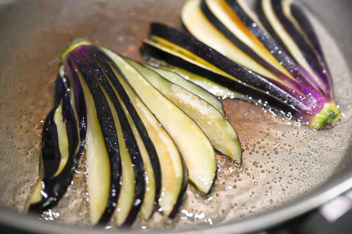 揚げなすそうめん