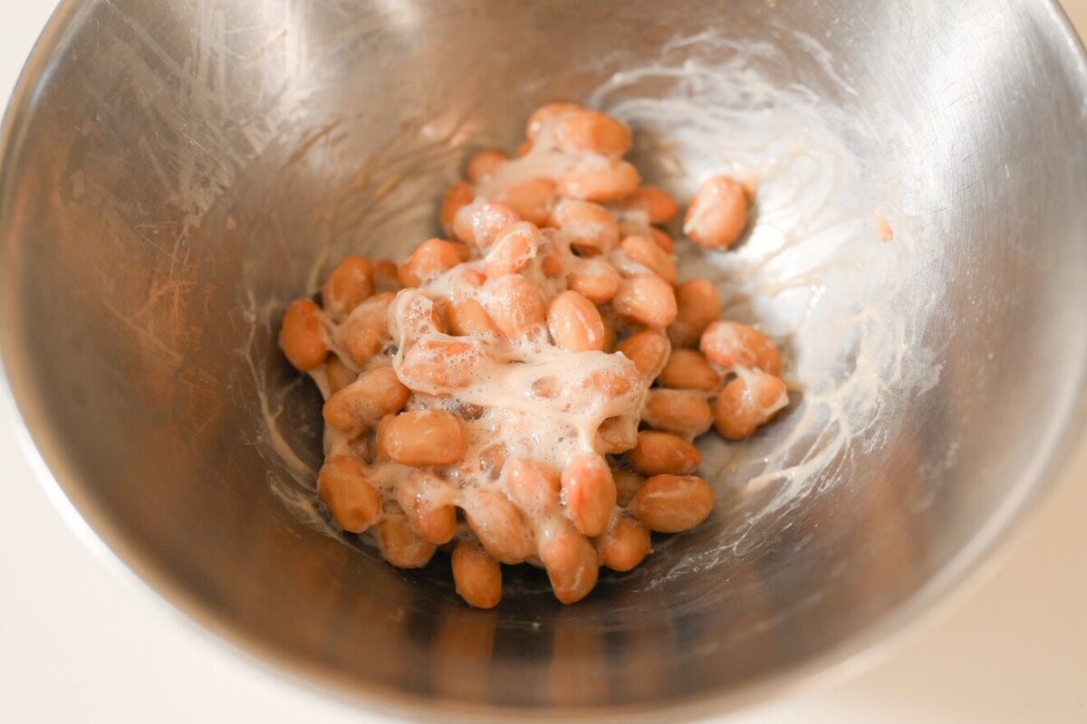 「納豆卵焼き」のレシピ