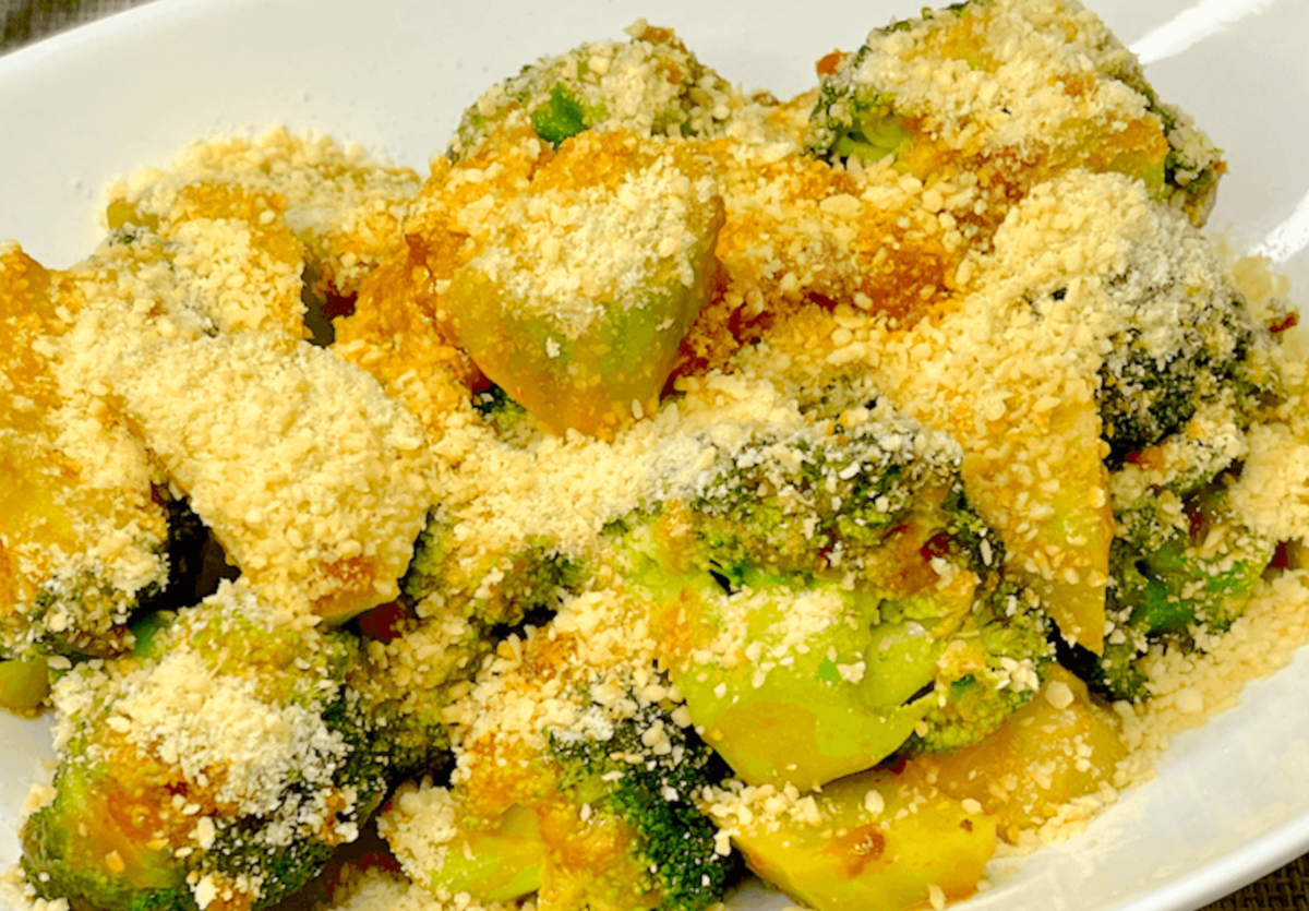 ブロッコリーのソテーミートソース