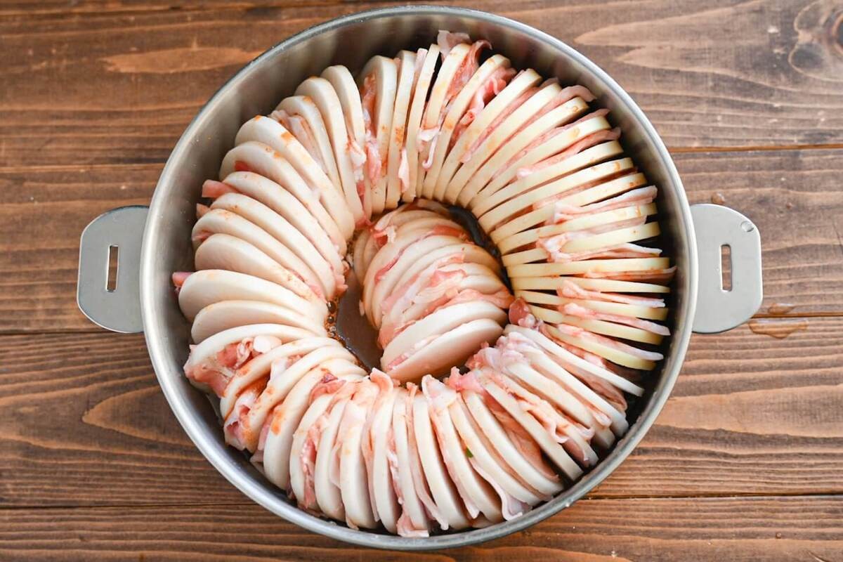 エバラ食品公式「大根ミルフィーユキムチ鍋」