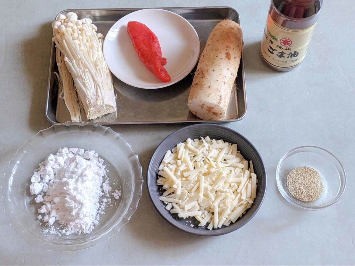 本田翼さんが作った「長芋のお好み焼き風」
