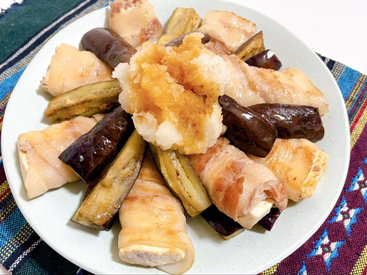 大庭英子さん「豆腐の肉巻き焼き」