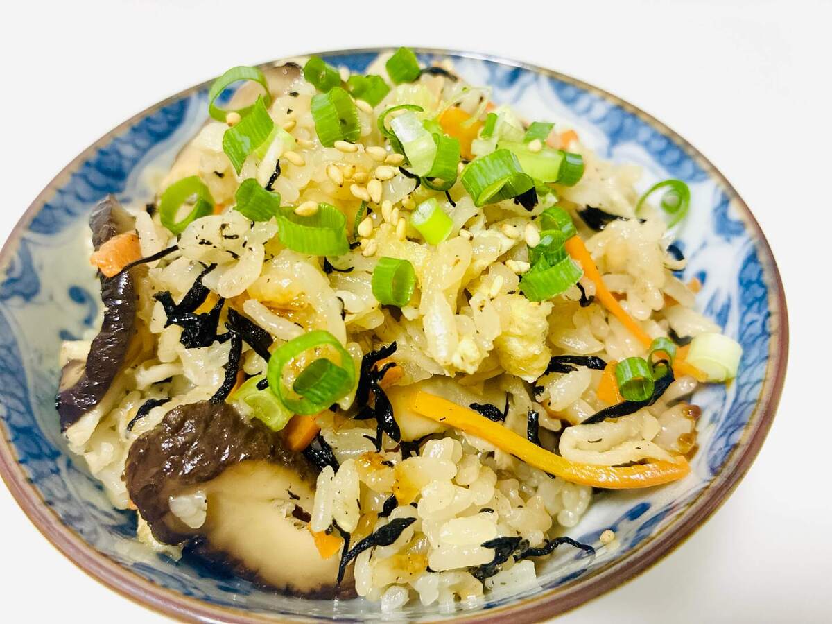 「切り干し大根の炊き込みご飯」