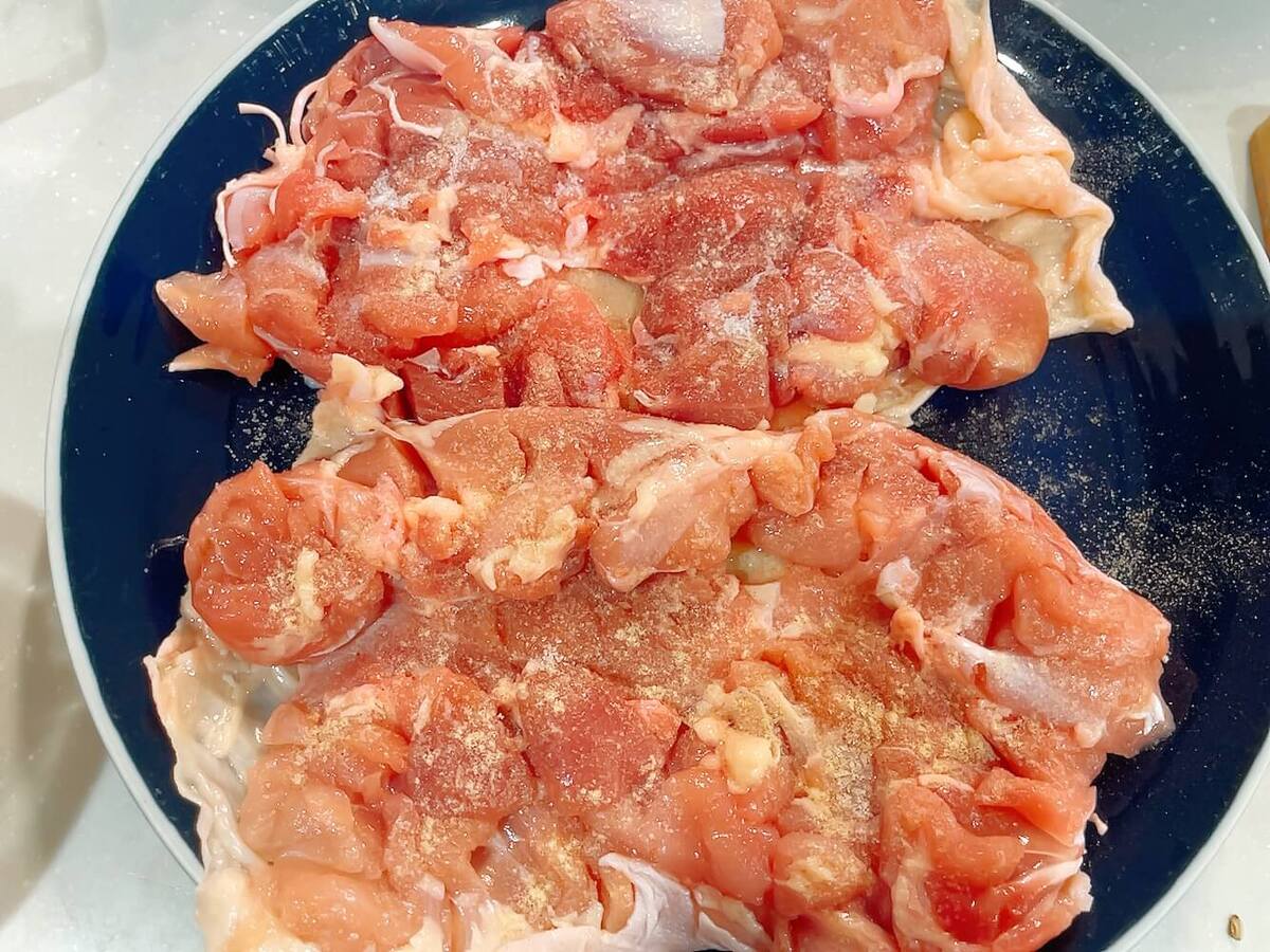 鶏の洋風おろしソース