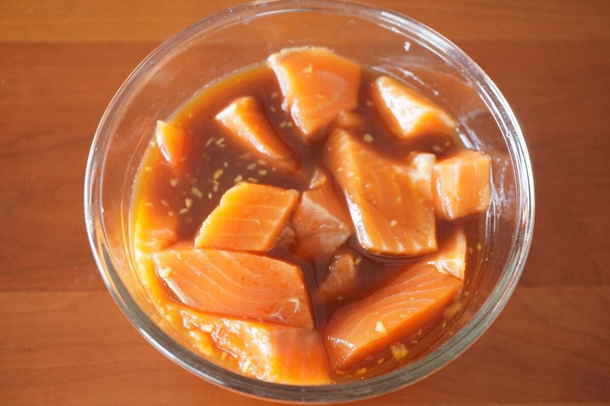 「鮭の唐揚げ」