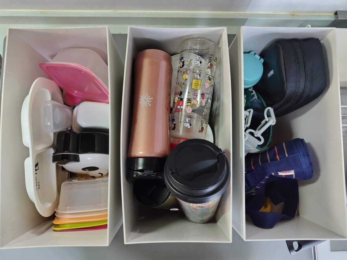 【神収納】雪崩がおきる食器棚が