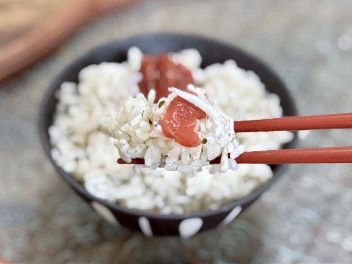 釜揚げシラスの炊き込みごはん