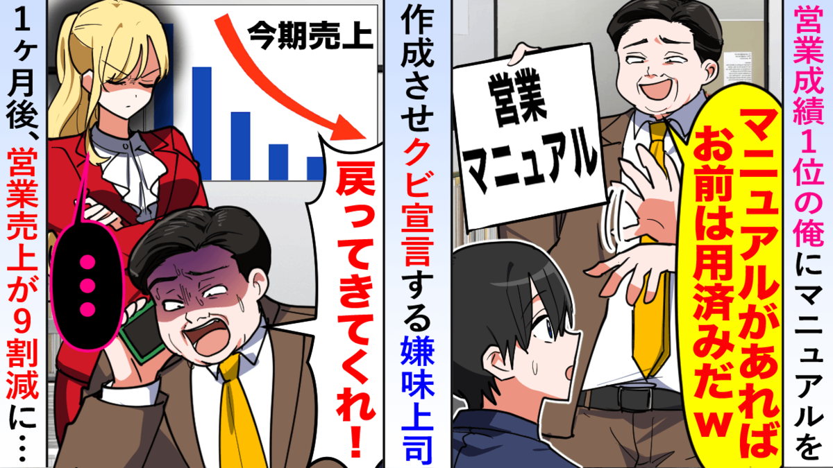 マニュアルがあればお前は用済みw