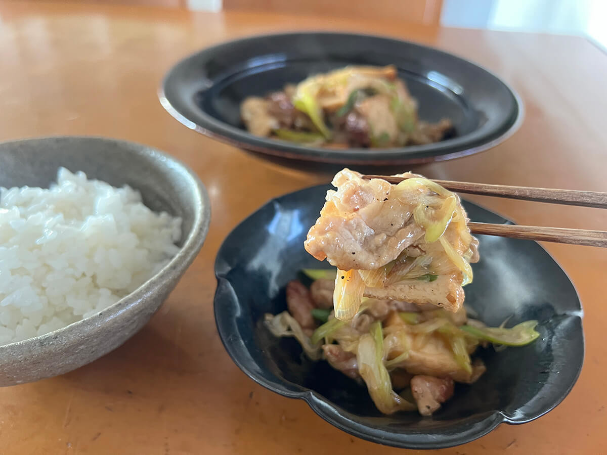 ウー・ウェンさん「厚揚げと豚肉のしょうゆ炒め」