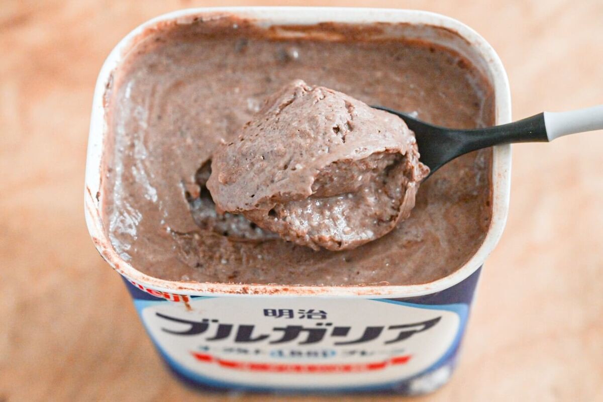 レアチョコ風ケーキ