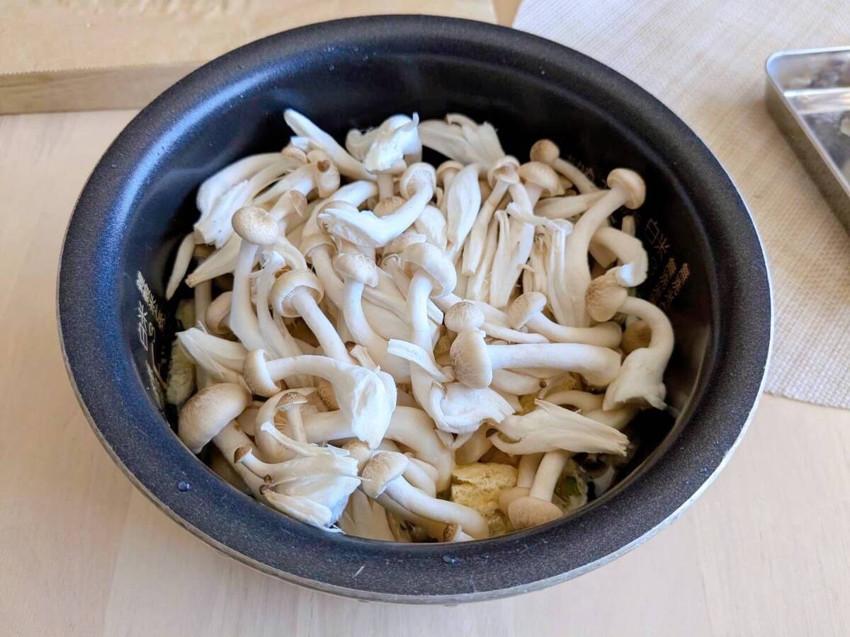 きのこの炊き込みご飯