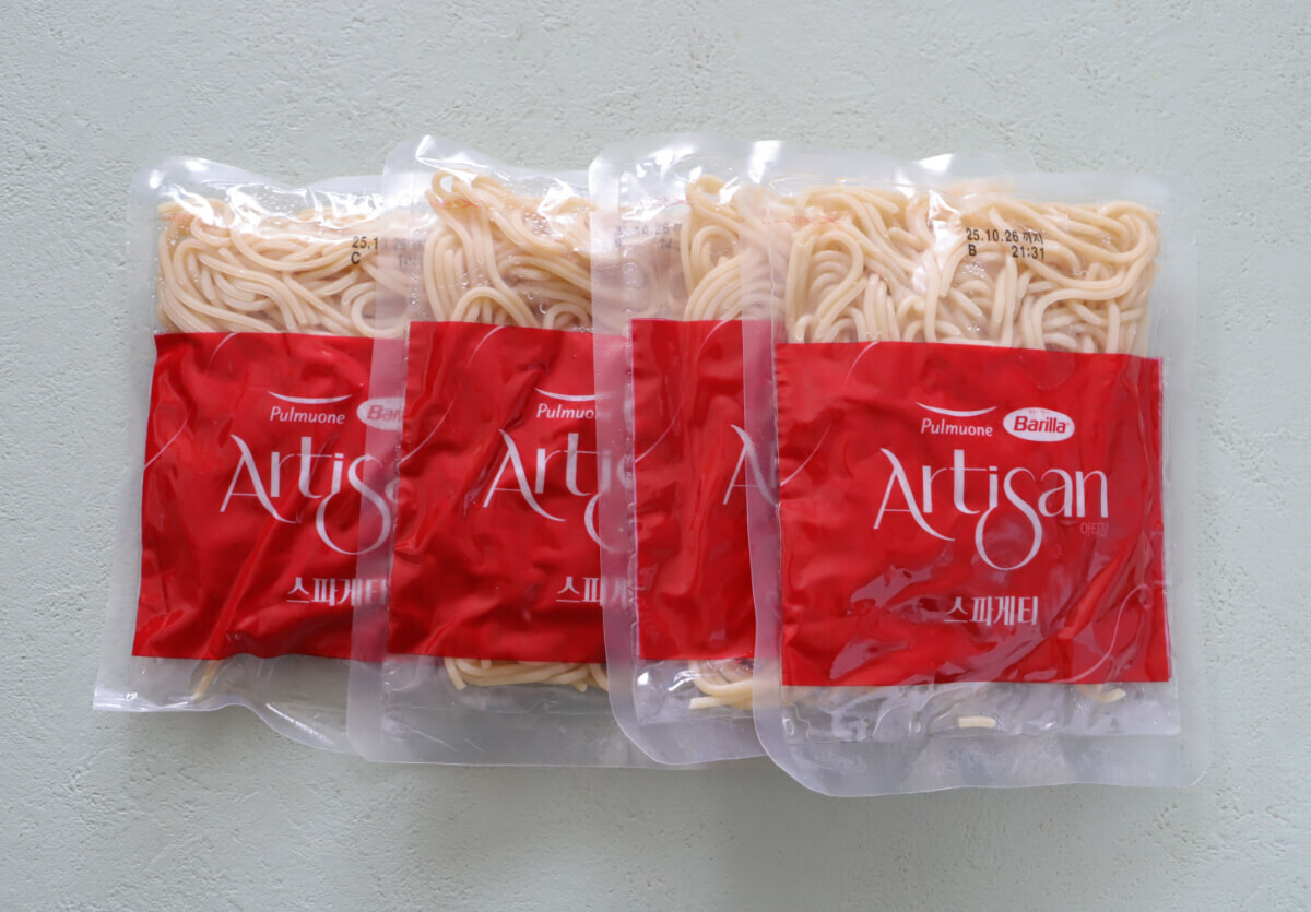 コストコおすすめ「アルチザン　イカ墨オイルパスタ」