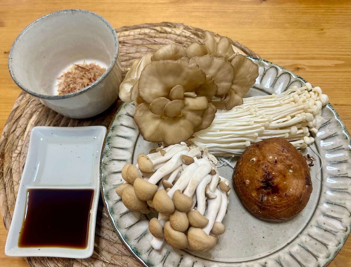 レンチン蒸しきのこ