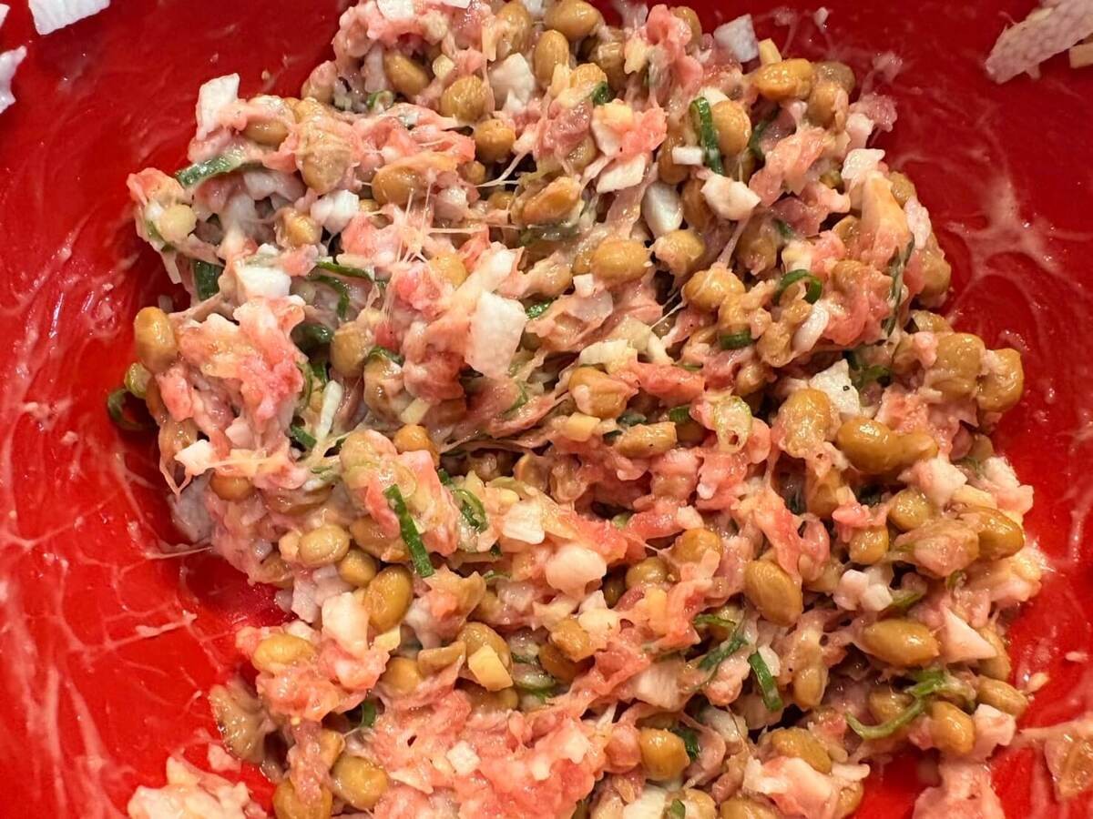 辻󠄀調理師専門学校監修「納豆の包み揚げ」