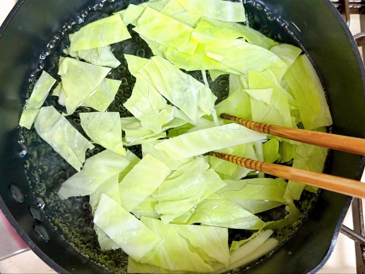 みょうがとキャベツの甘酢漬け