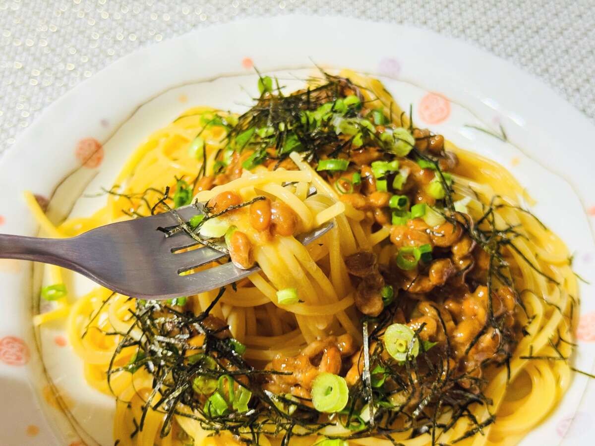 納豆パスタ