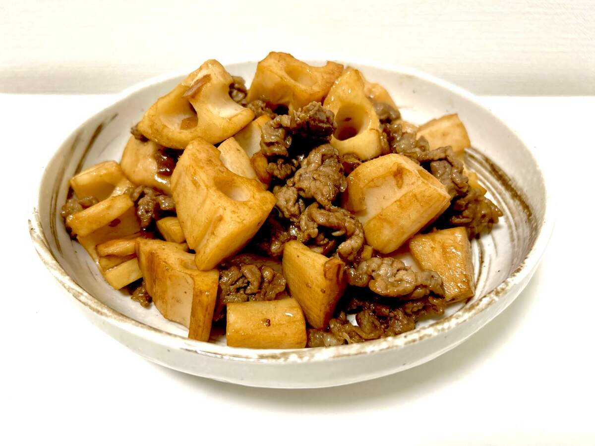 栗原はるみさん「豚肉とれんこんの炒め煮」