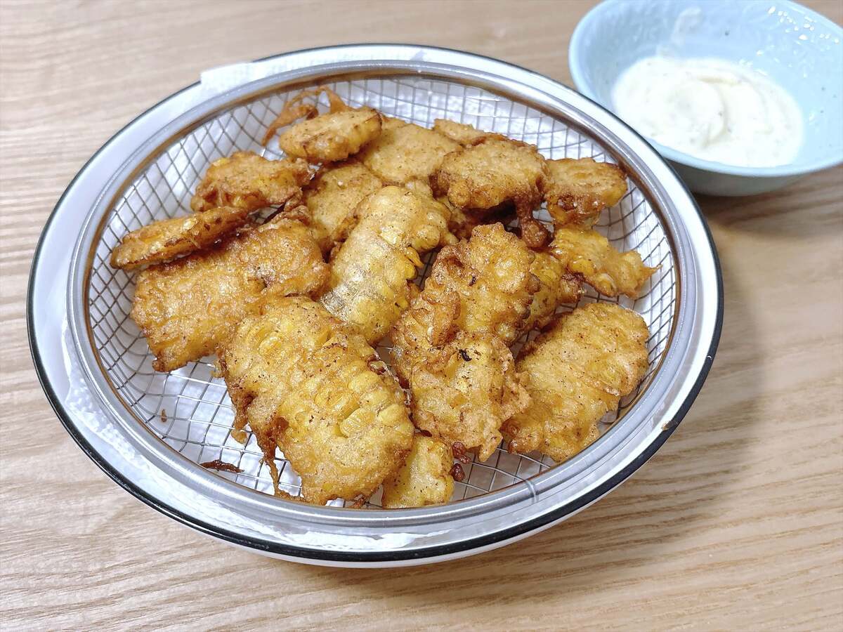 とうもろこしの唐揚げ