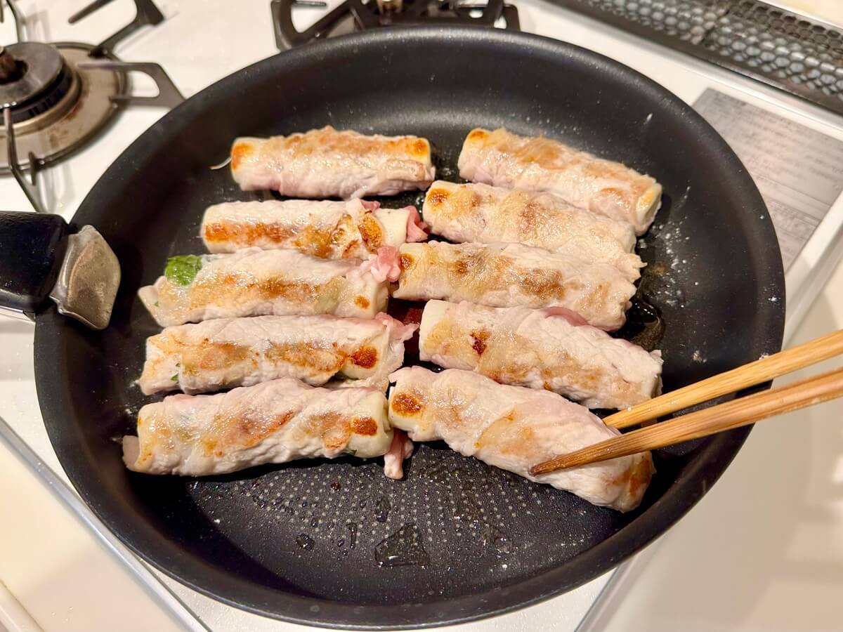 肉巻きチーちくわ