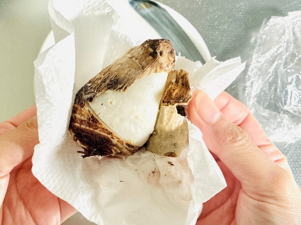 「里芋の青のりバター」のレシピ