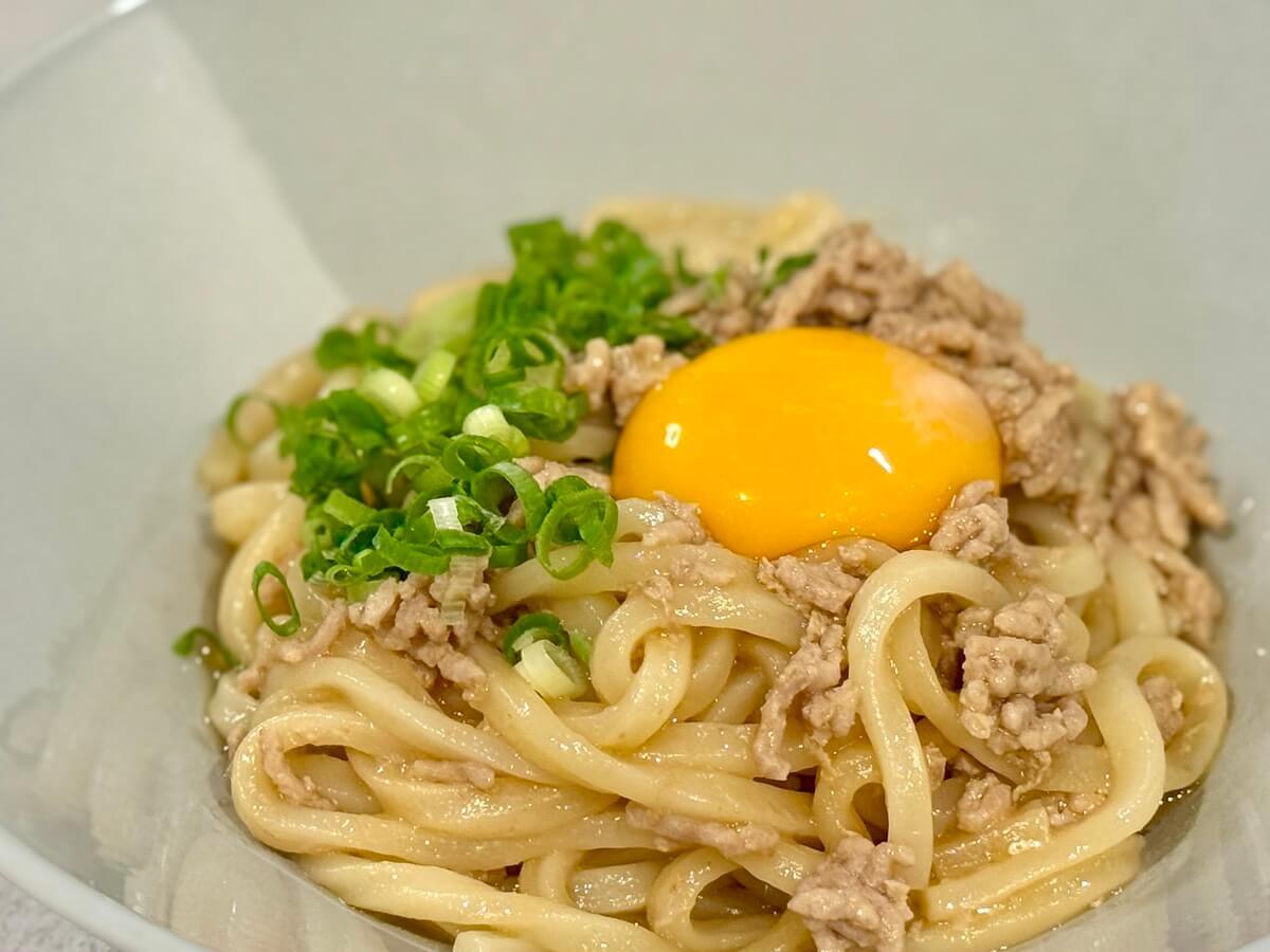 台湾まぜそば風うどん