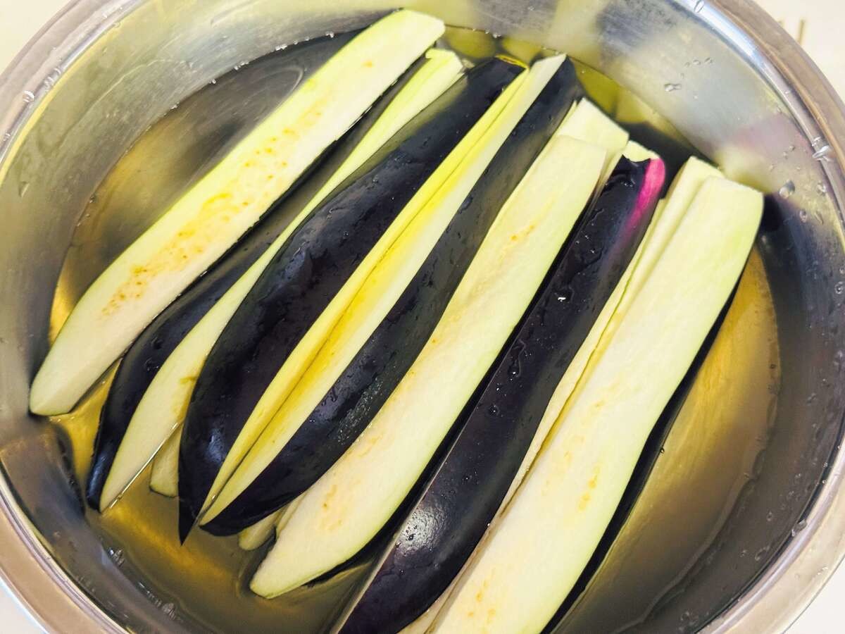 肉巻きナスのレシピ
