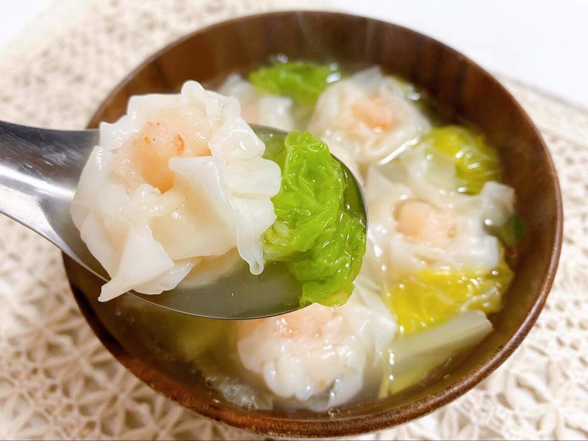 味の素冷凍食品公式「海老焼売と白菜のぽかぽか生姜スープ」