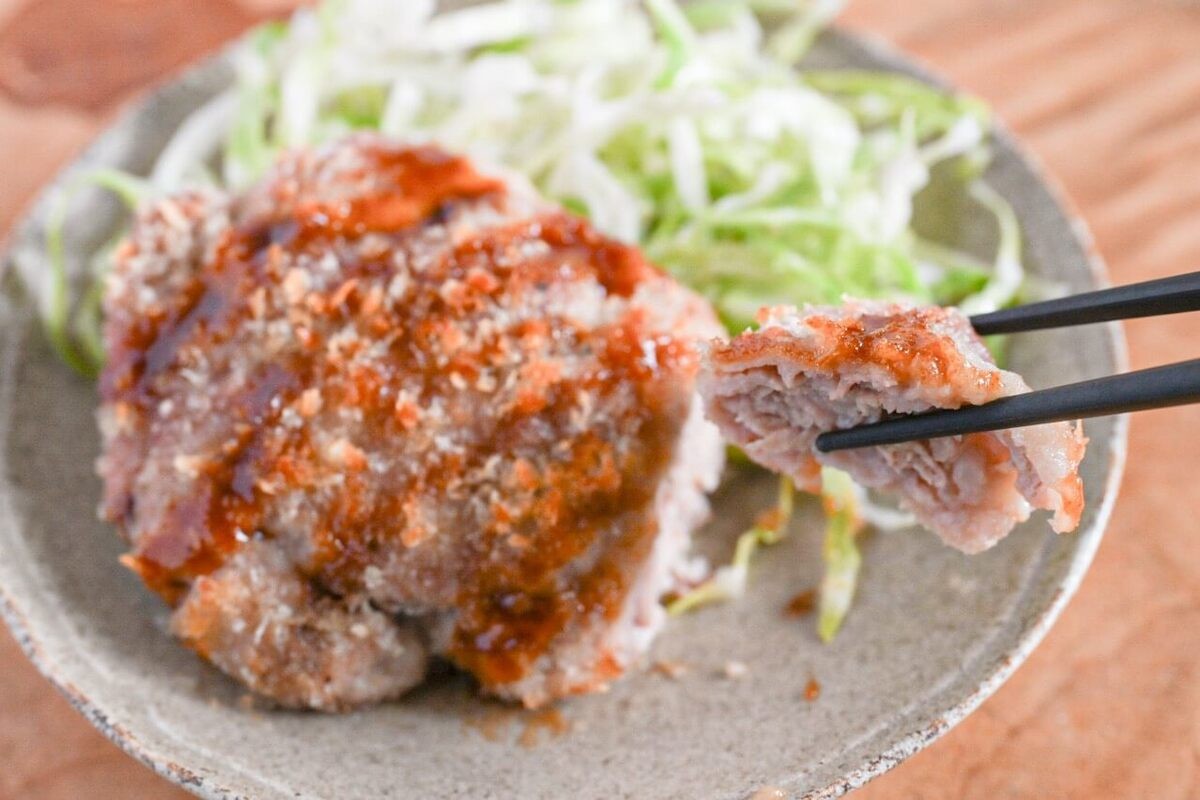 豚こまパン粉焼き