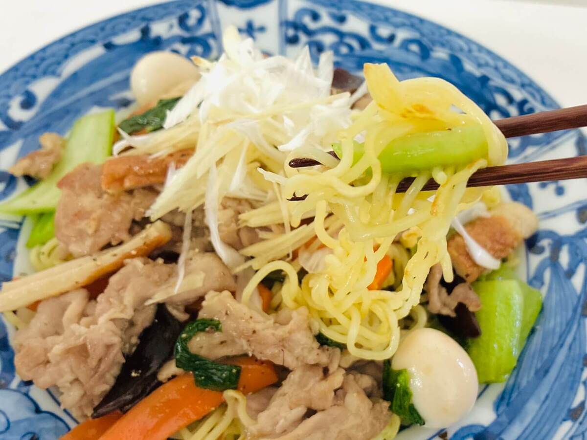 八宝菜あんかけ焼きそば