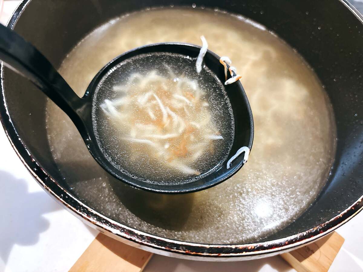 平野レミさん「ちりめんスープ」の作り方