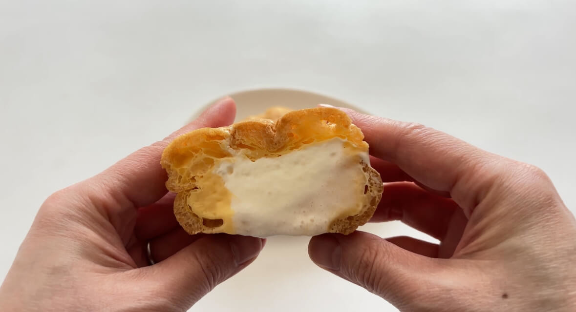 シャトレーゼのダブルシュークリーム