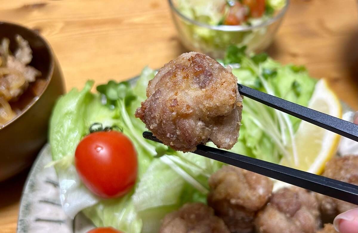 ヒガシマル醤油公式「豚こま肉のひと口竜田揚げ」