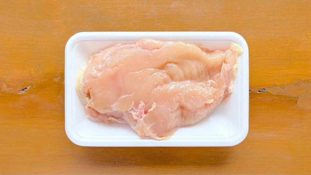 鶏胸のり塩バター焼き