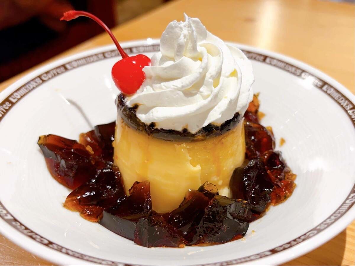 思わず頼みたくなる！古き良き喫茶店風プリン