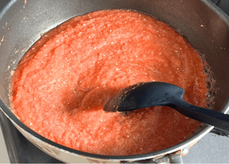 タモリさん「スパゲティトマトソース」のレシピ