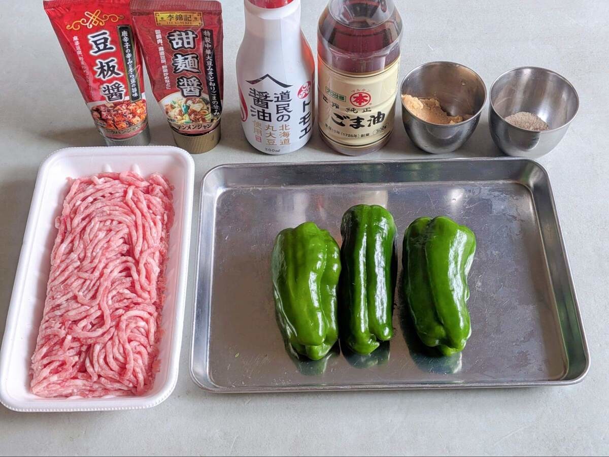 川口春奈さん「ピーマン肉味噌」