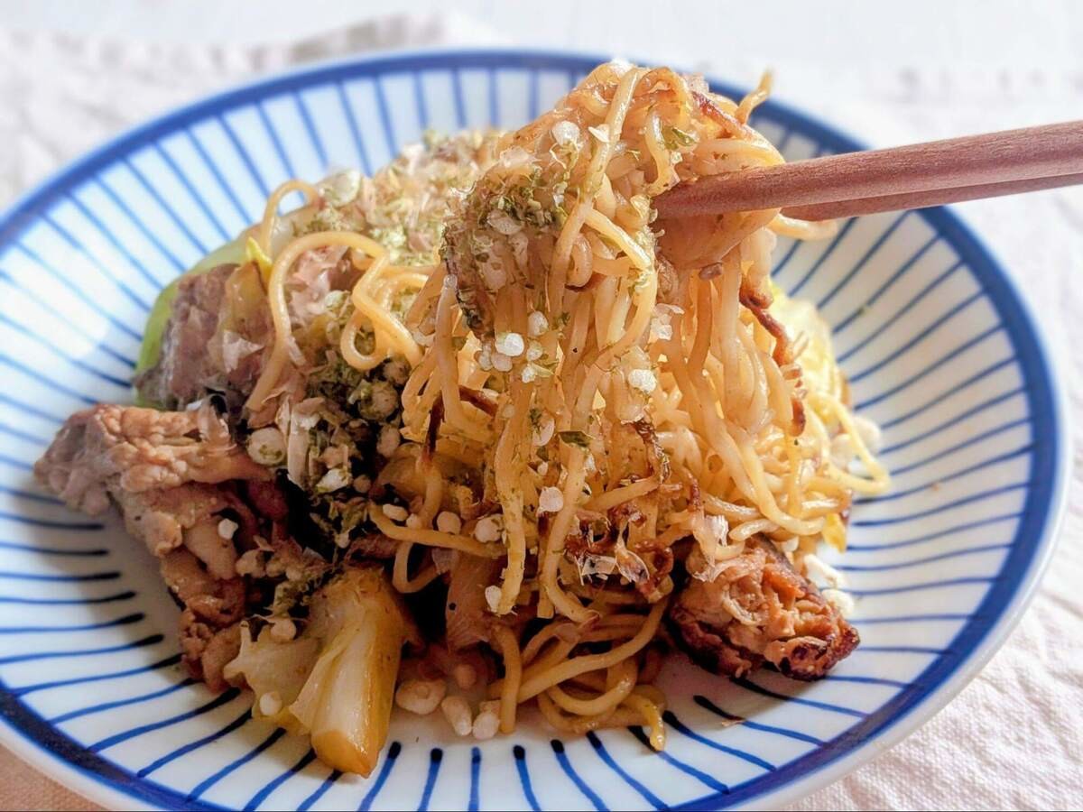 ソース＆しょうゆ焼きそば