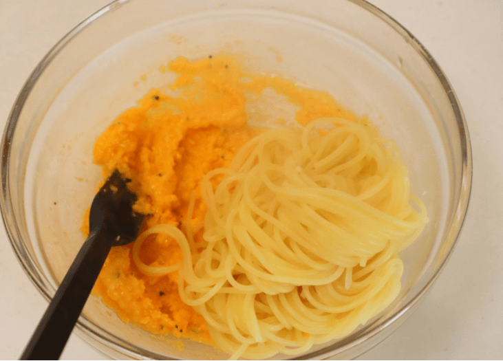 ZIP!「舘様のカルボナーラ」の再現