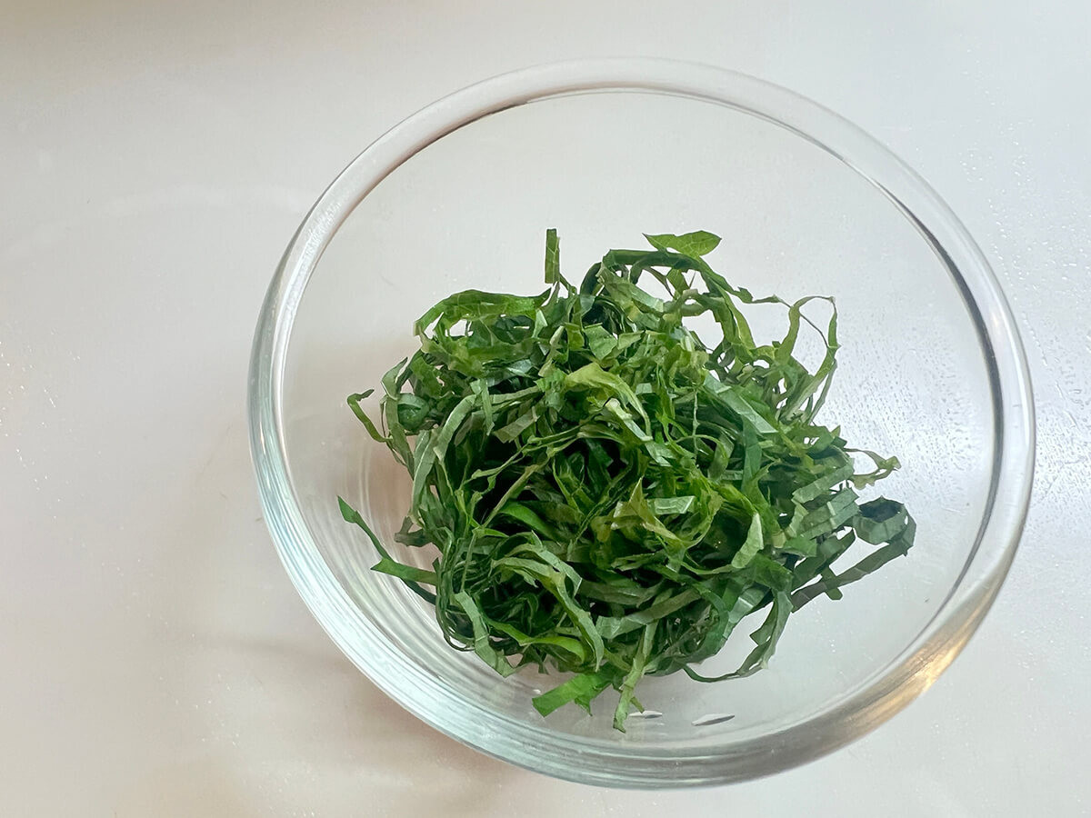 薬味たっぷり豆腐冷や汁