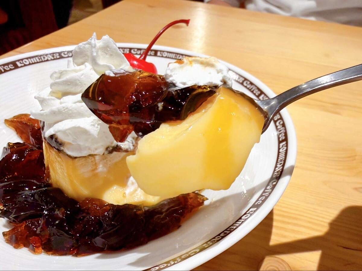 思わず頼みたくなる！古き良き喫茶店風プリン