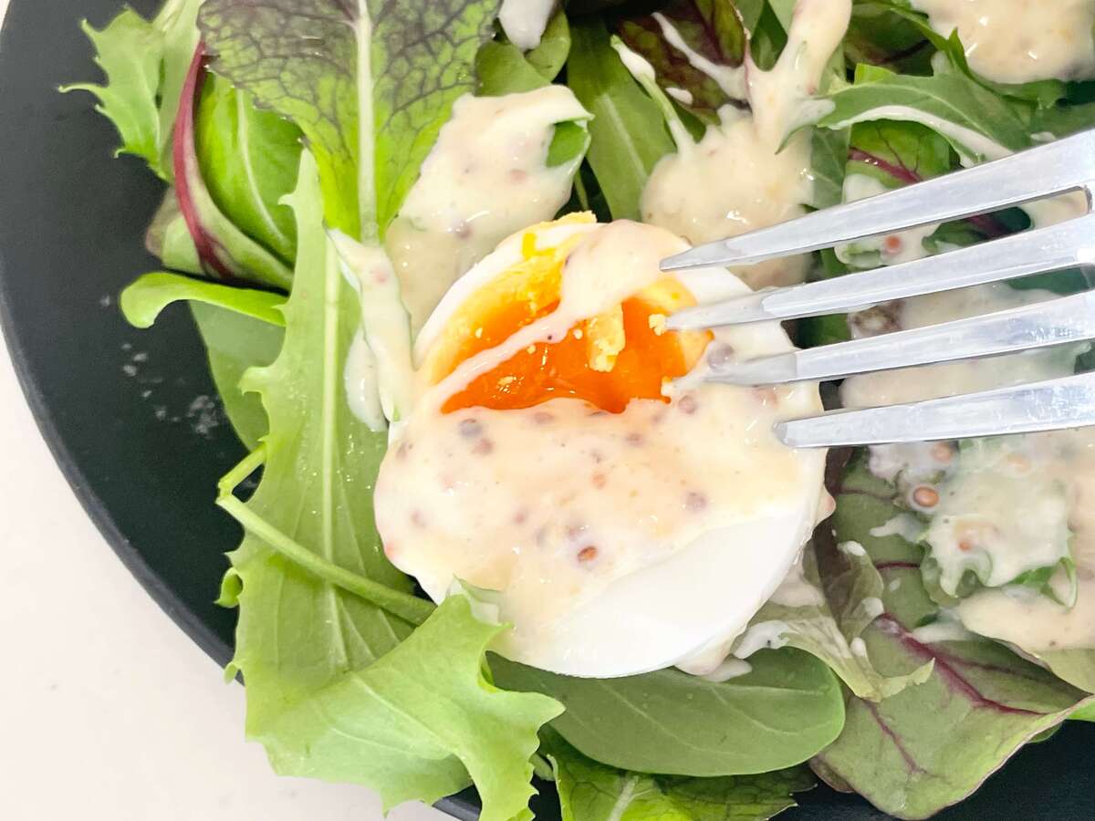 大原千鶴さん「ウフマヨ巣ごもりサラダ」