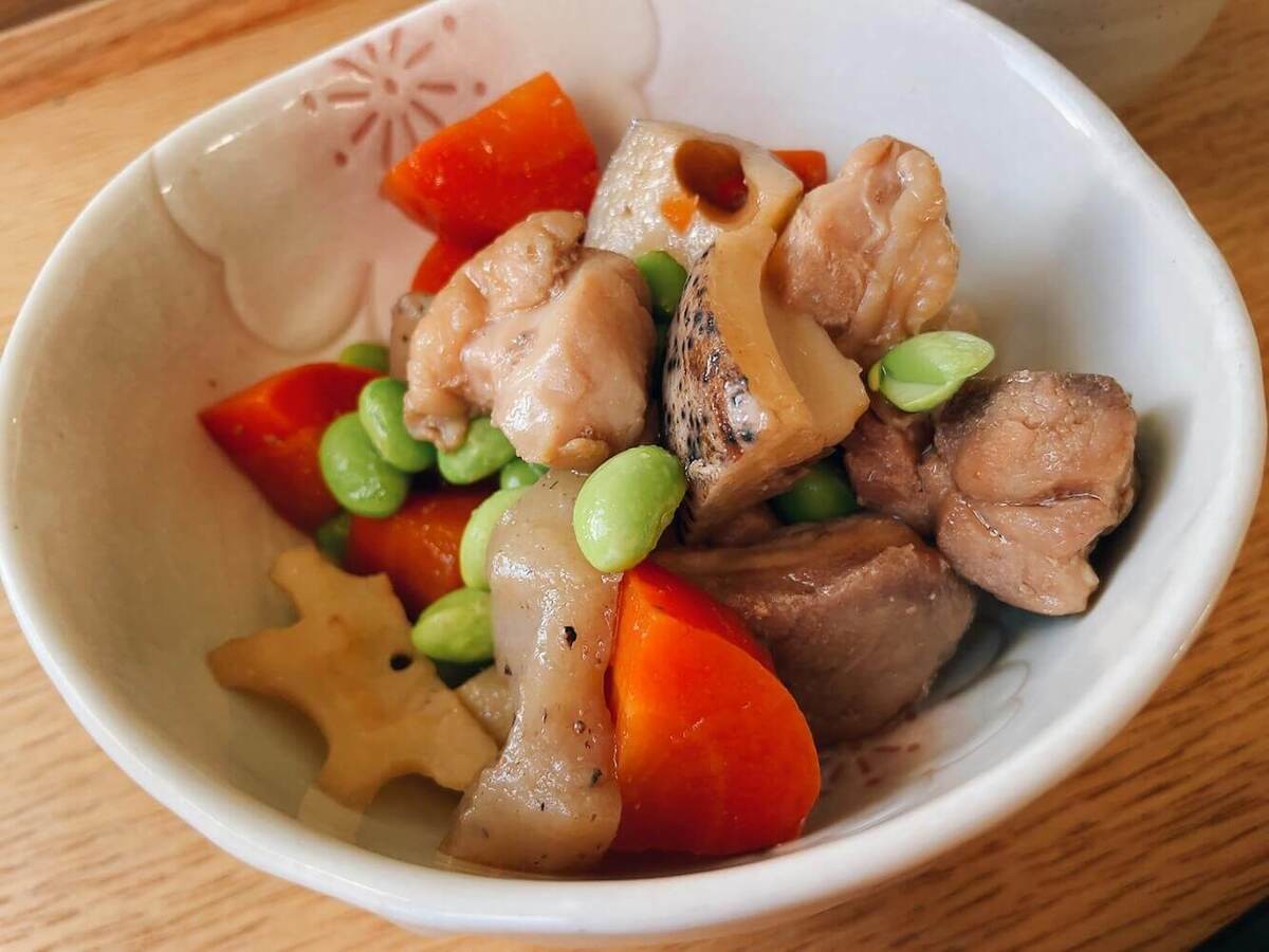 キッコーマン「レンジで簡単！筑前煮」のレシピ