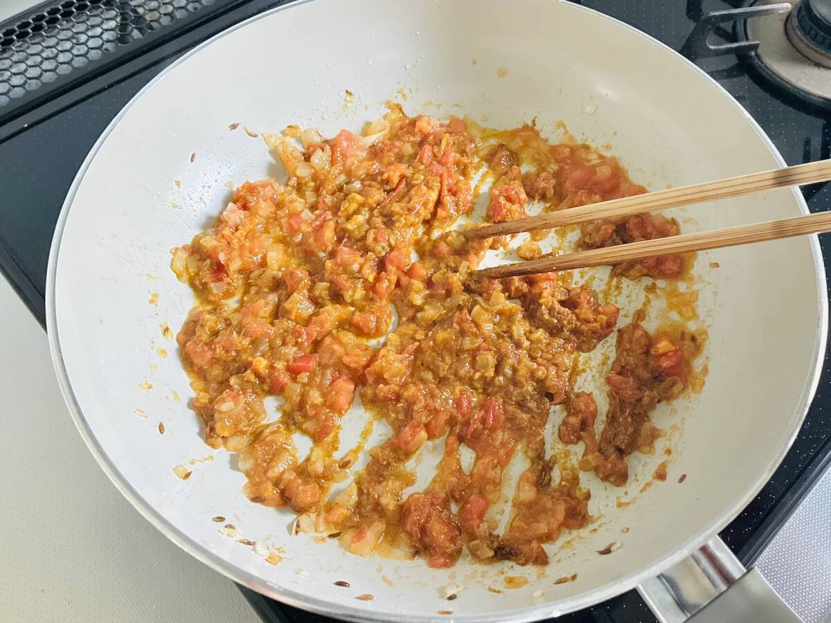 さば缶の簡単ビリヤニ