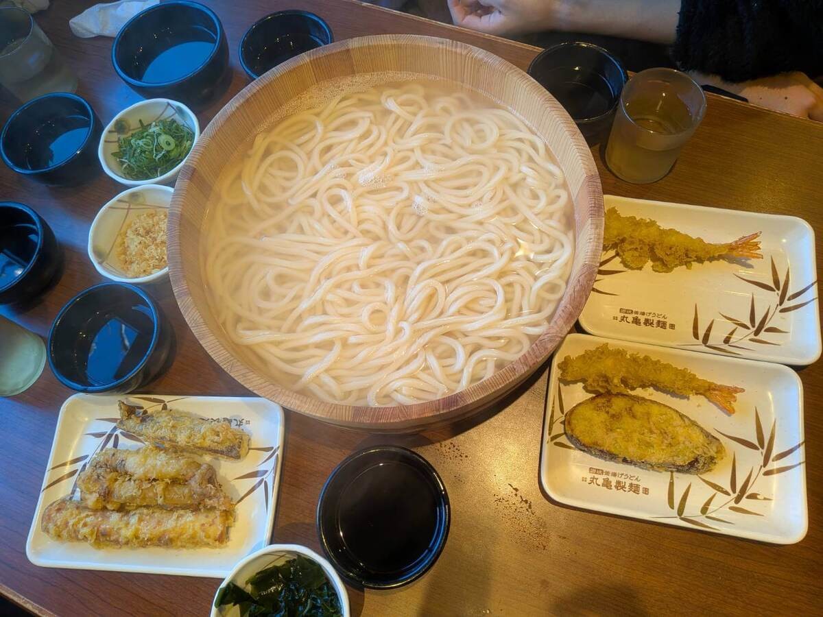 家族釜揚げうどん