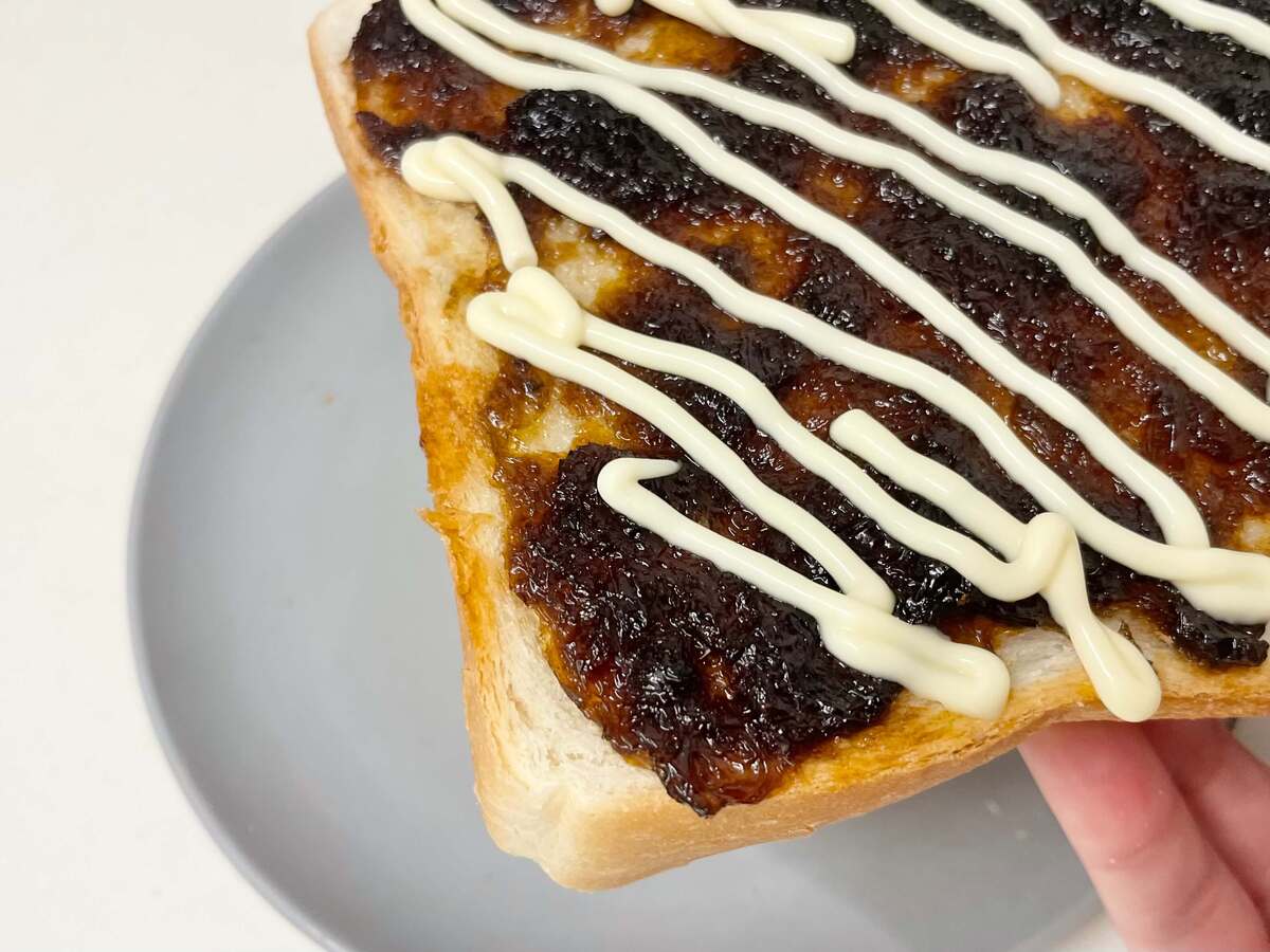 海苔の佃煮マヨトースト