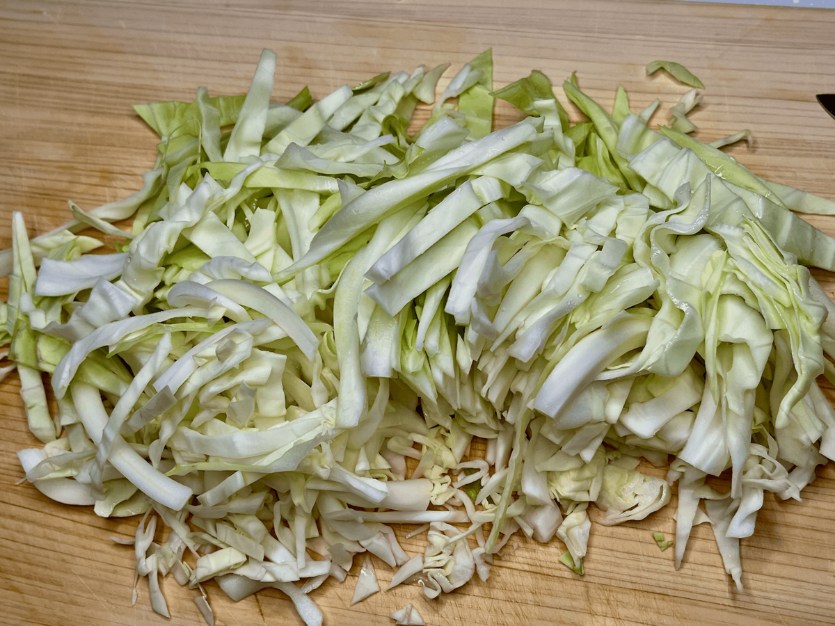 大阪王将「キャベツの切り方」