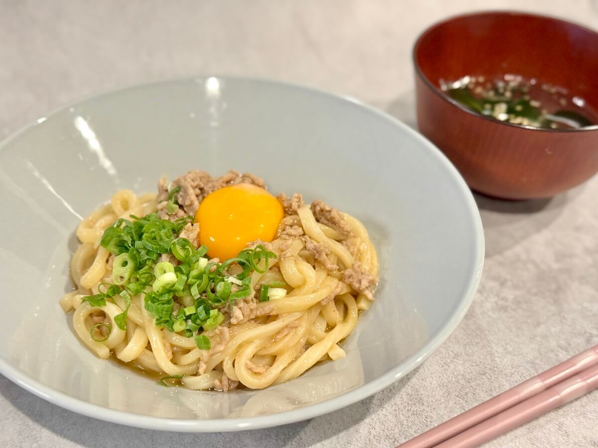 台湾まぜそば風うどん