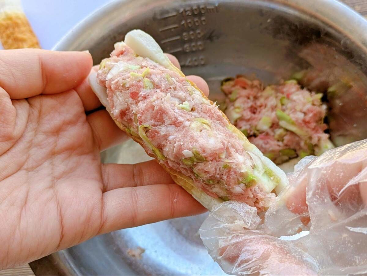 ちくわボート　お好み焼き味