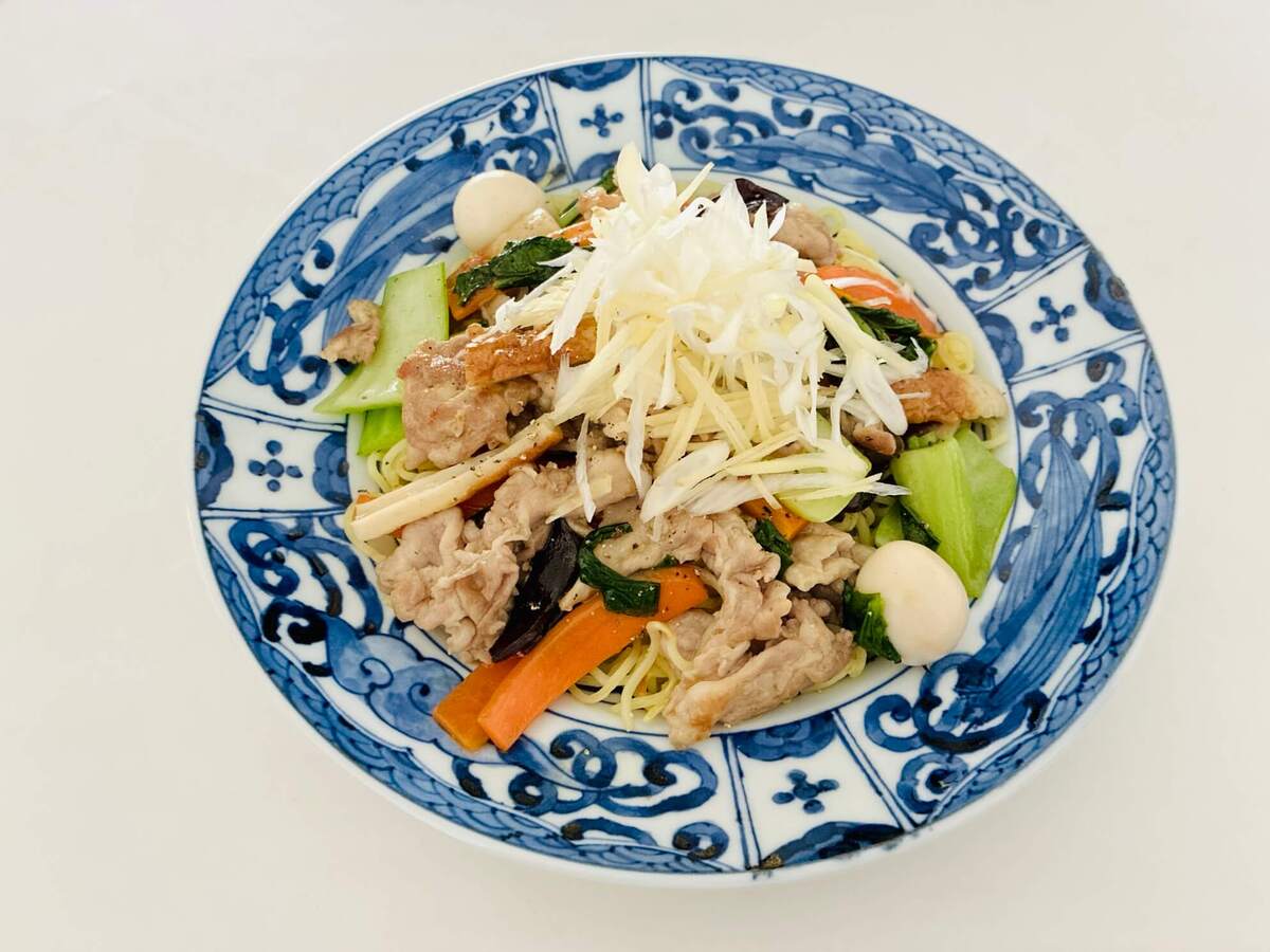 八宝菜あんかけ焼きそば