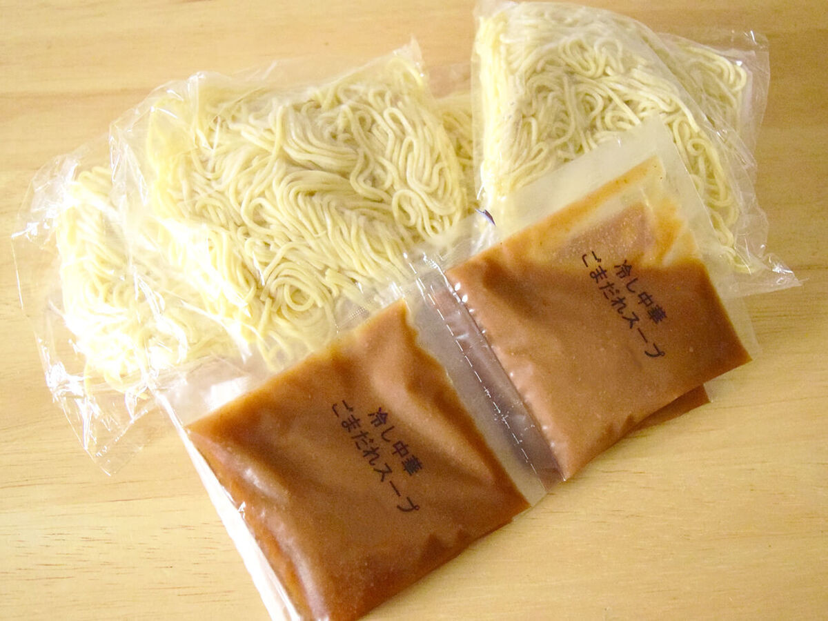 ロピアオリジナル「冷やし中華（しょうゆ味）」